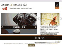 Tablet Screenshot of animalesmascotas.com